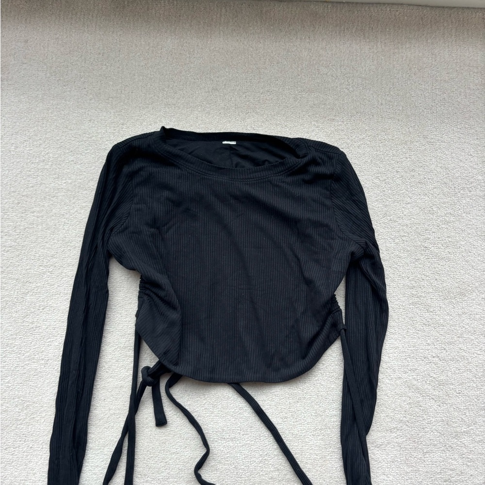 Alo long sleeve with lace up back